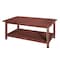 Alaterre Furniture Country Cottage 42"L Coffee Table, Red Antique Finish ACCA11RA - alternate 1